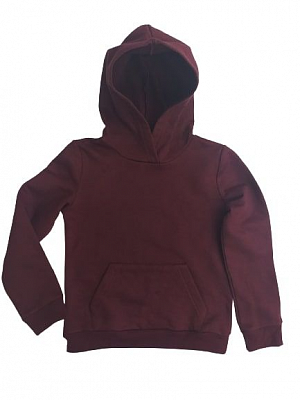 Худи р.140 бордовый